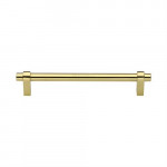 M Marcus Heritage Brass Industrial Design Cabinet Pull 160mm Centre to Centre